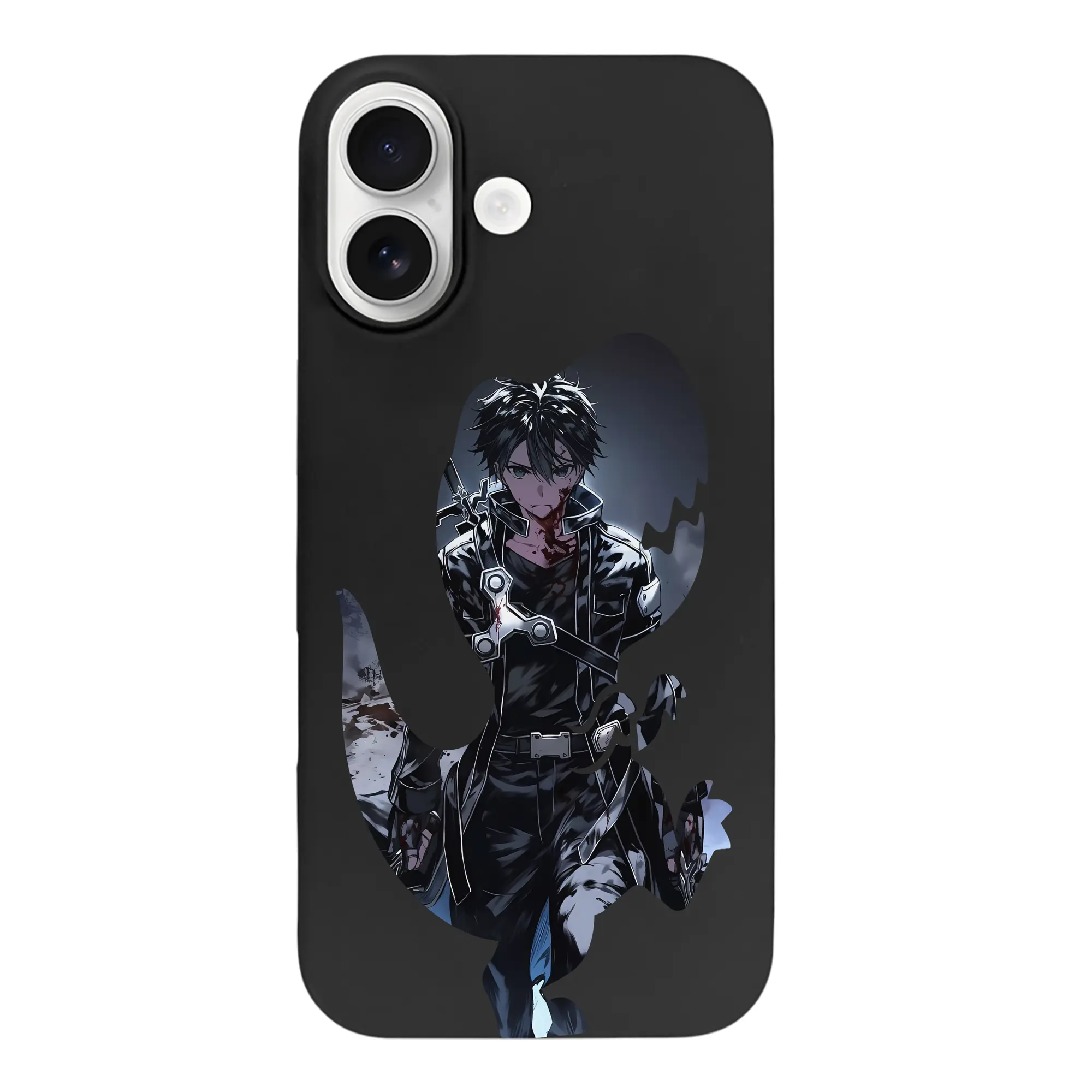 ソードアートオンライン グッズ キリト - iPhone 17 シリーズ シリコンケース 薄型 耐衝撃 指紋防止 ソフトタッチカバー 精密フィット 傷防止 保護ケース iPhone 17/17 Air/17 Pro/17 Pro Max 対応